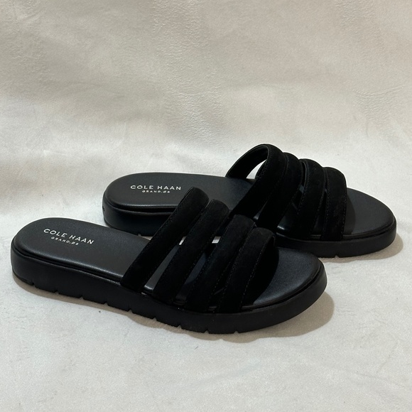 Cole Haan Grand OS Zerogrand Multi Strap Slide Sandal - Picture 1 of 6